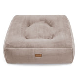 Frau Frauchen orthopädisches Hundebett Nubes® Premium Havanna für Hunde und Haustiere