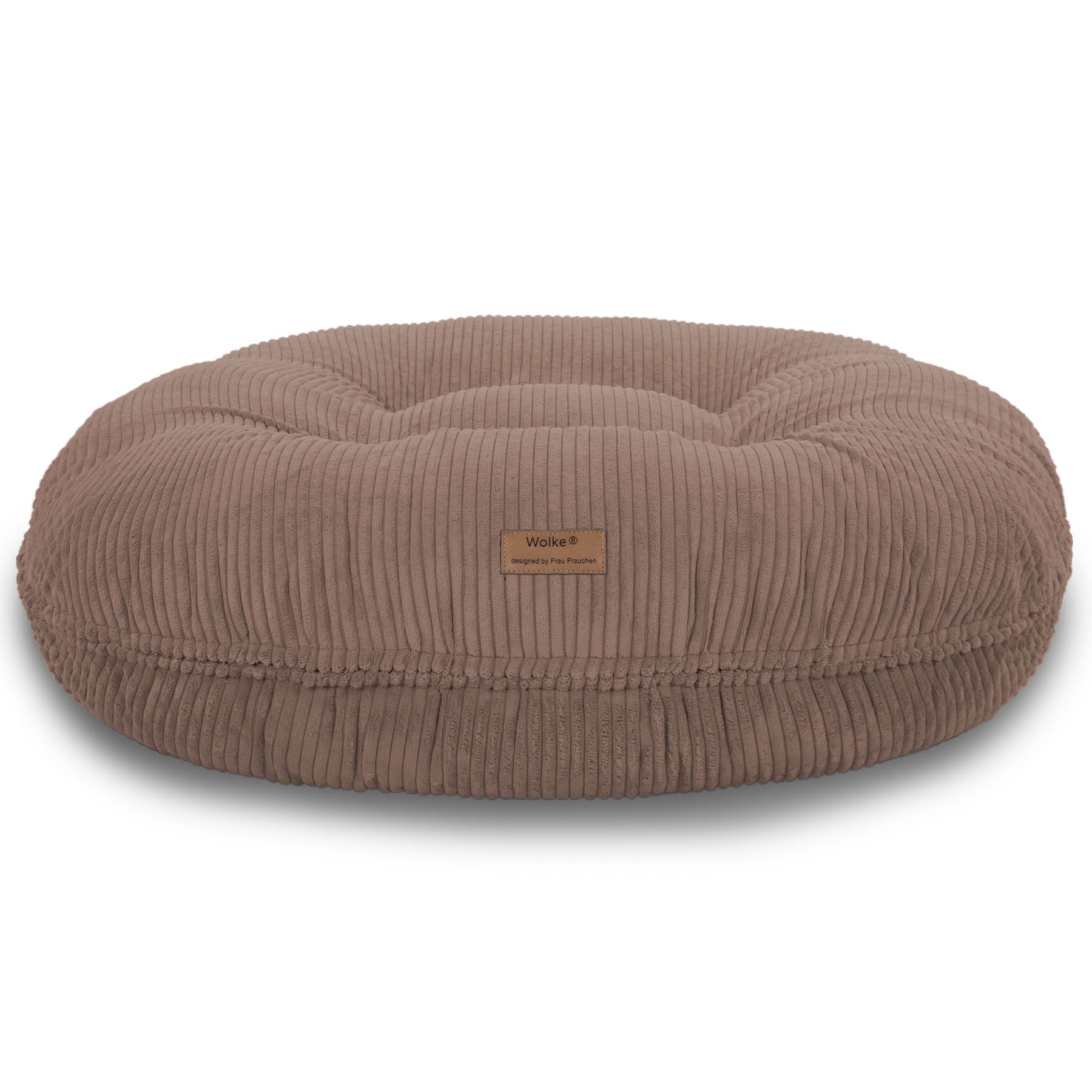 Frau Frauchen Wechselbezug für orthopädisches Hundebett Wolke 7 in Cord Cappuccino