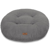 Ein orthopädisches Hundebett von Frau Frauchen in Form der Wolke 7 in der Farbe Cord Grigio
