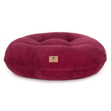 Frau Frauchen orthopädisches Hundebett Wolke® Cord Merlot für Hunde und Haustiere