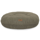 Ein orthopädisches Hundebett von Frau Frauchen in Form der Wolke 7 in der Farbe Cord Pistacchio