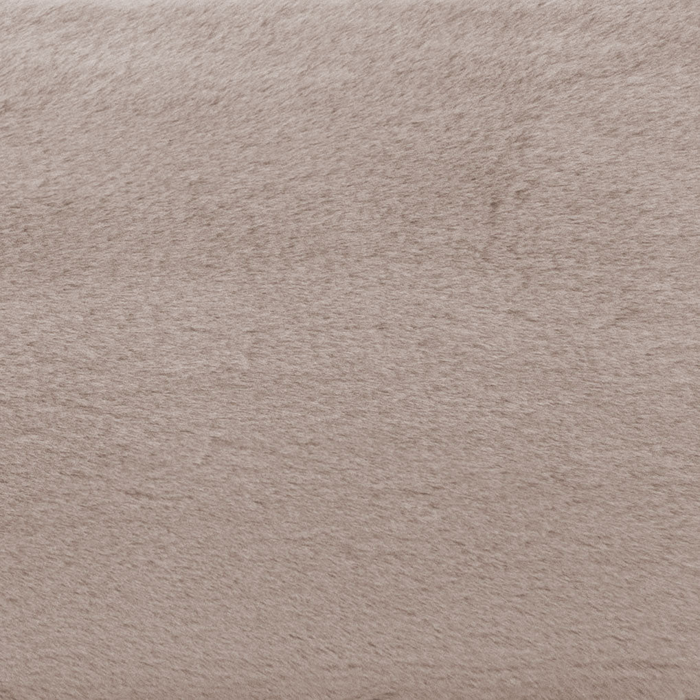 Eine Stoffprobe von der Manufaktur für Hunde. Das Stoffmuster hat die Farbe Premium Havanna