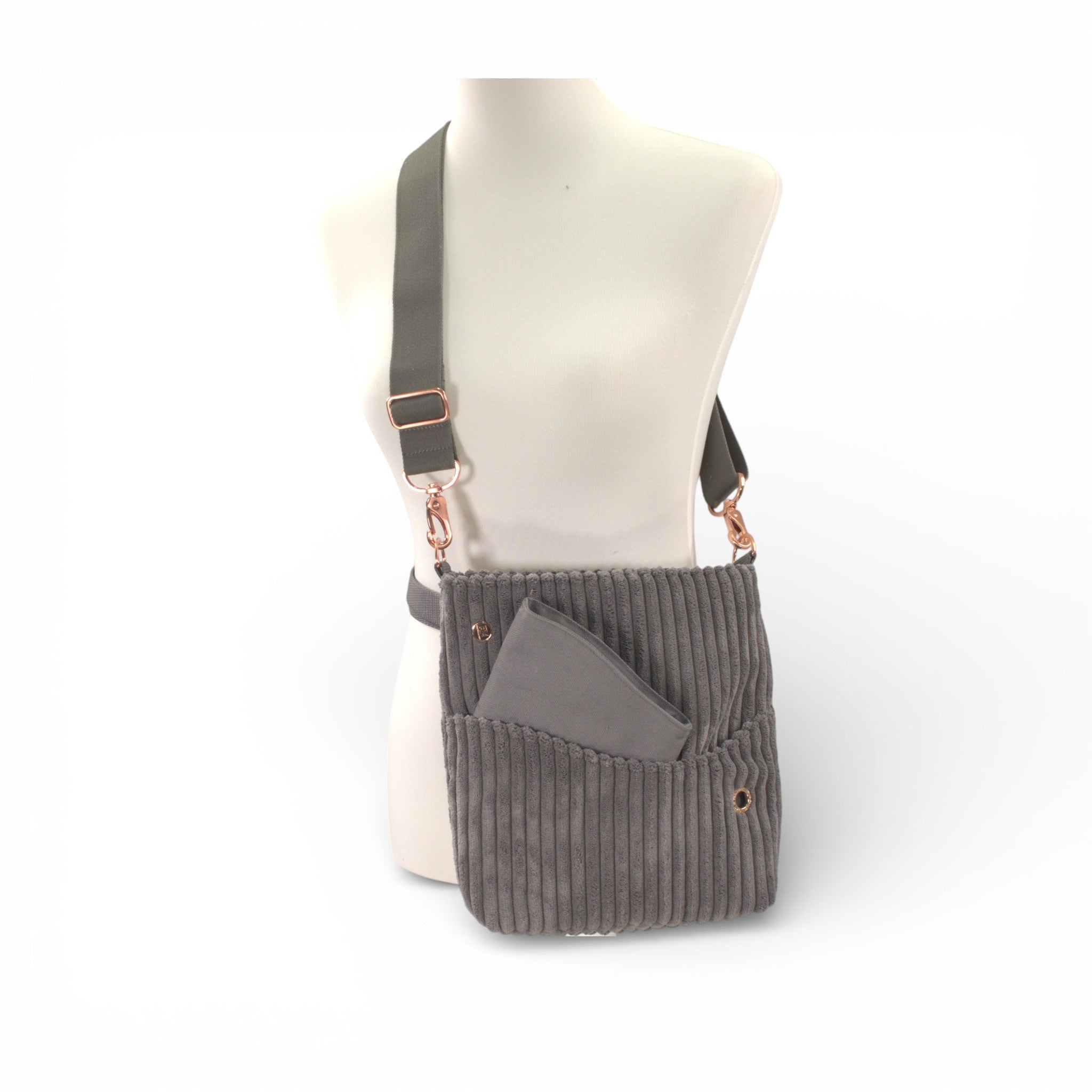 Gassitasche BIG Cord Grigio -Endless Summer