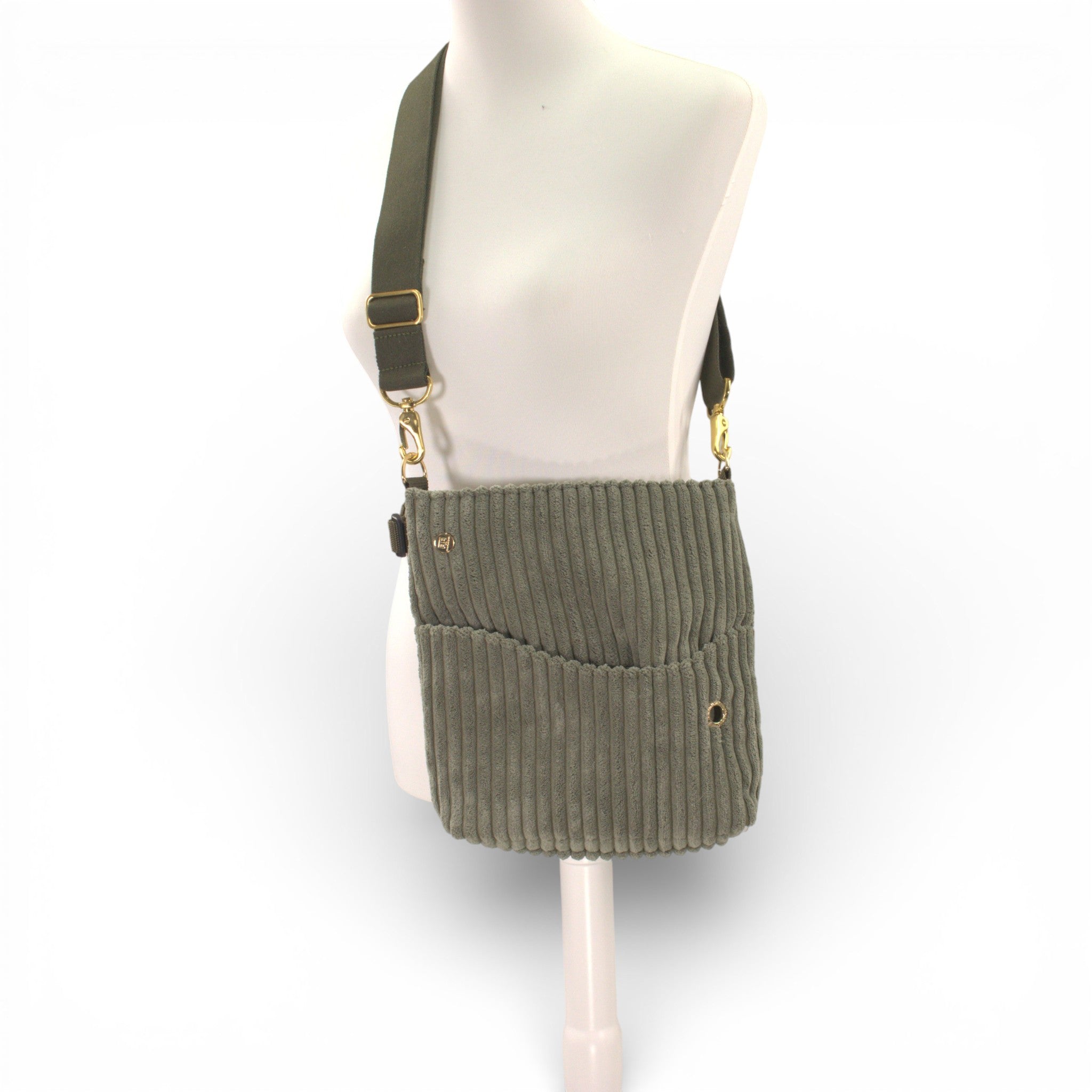 Gassitasche BIG Cord Pistacchio