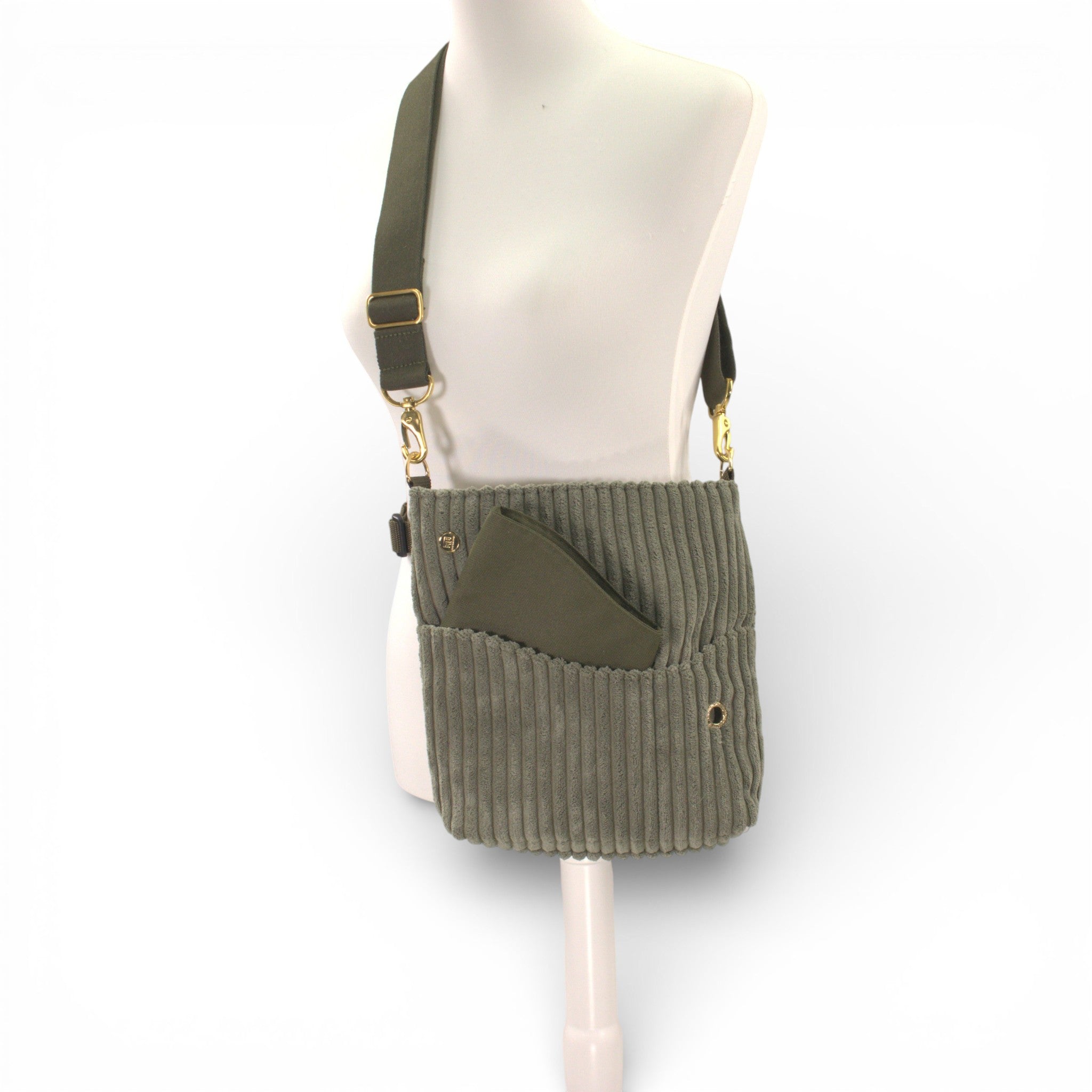 Gassitasche BIG Cord Pistacchio