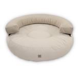 Hundebett CaLo Flanell Ivory
