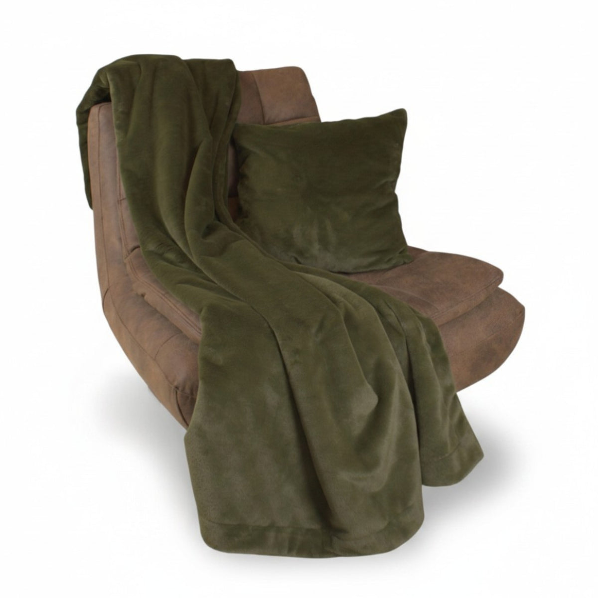 Kuscheldecke - Premium Olive