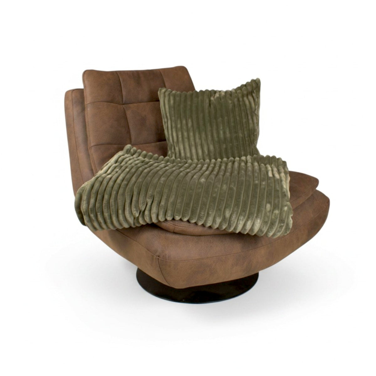 Kuscheldecke - Stripes Olive