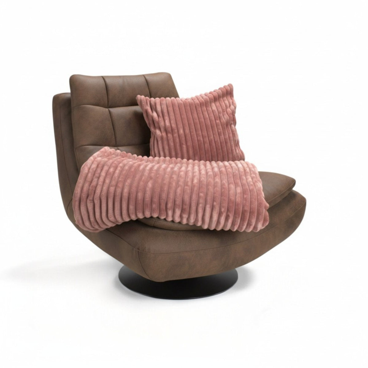 Kuscheldecke - Stripes Rosé