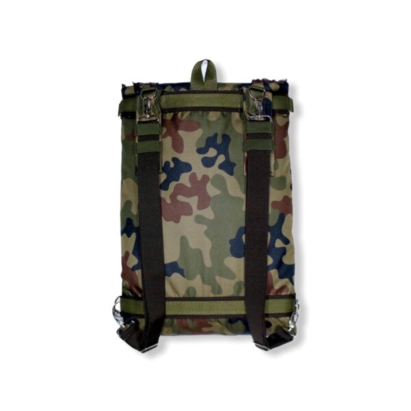 Frau Frauchen Decken-Rucksack Camo für Hunde und Haustiere