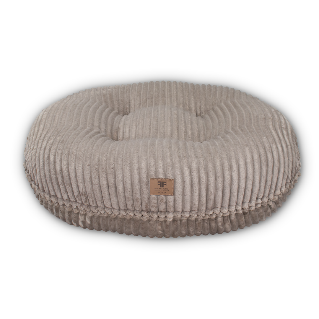 Hundebett Wolke® Stripes Taupe