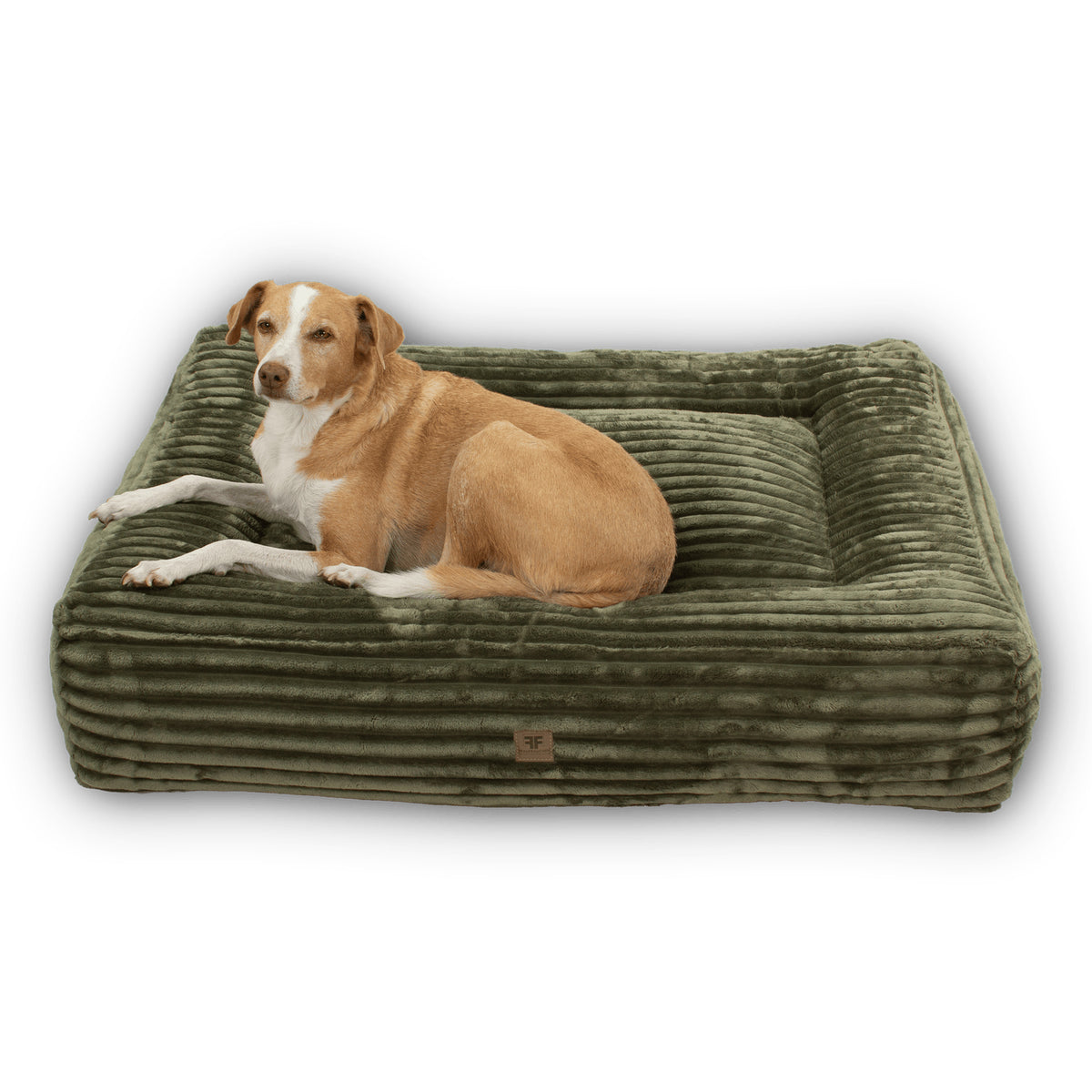 Hundebett Letto Stripes olive