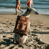 Galgo Diego Rucksack Decke City Cognac