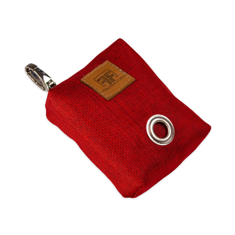 Frau Frauchen Poop-Pocket "Rot" für Hunde und Haustiere
